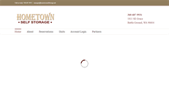 Desktop Screenshot of hometownselfstorage.net